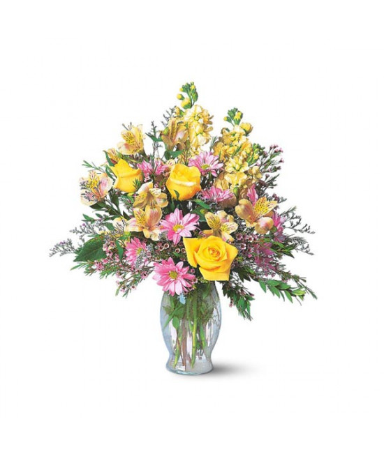 Yellow and Lavender Bouquet